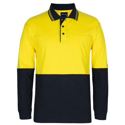JB's Hi Vis L/S COTTON POLO Thumbnail