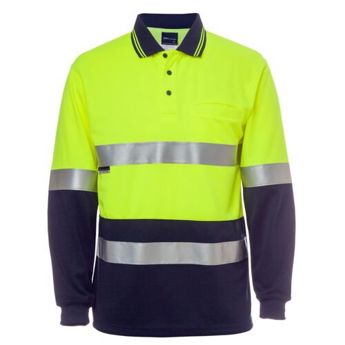 JB's Hi Vis L/S (D+N) COTTON BACK POLO Thumbnail