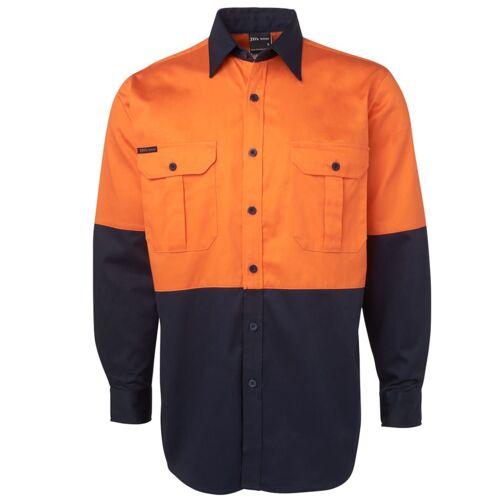 JB's Hi Vis L/S 190G Work Shirt Thumbnail