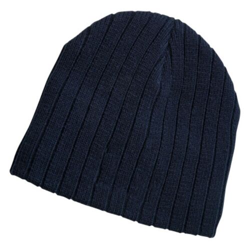 Legend Cable Knit Beanie with Logo Thumbnail