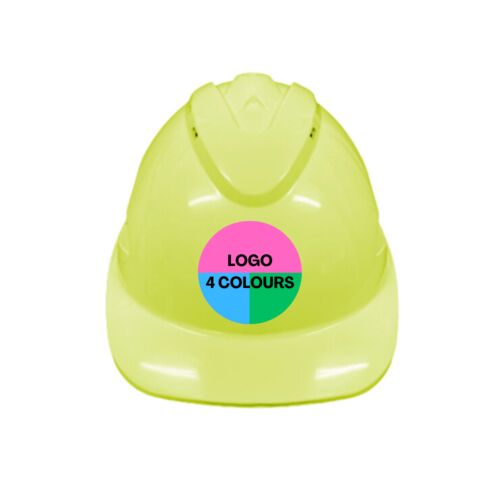 V9 Hard Hat Vented Pushlock Harness - 4 COLOUR LOGO Thumbnail
