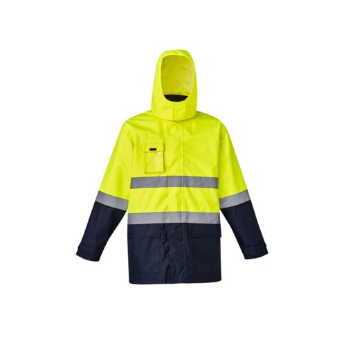 Syzmik Mens Hi Vis Basic 4 in 1 Waterproof Jacket Thumbnail