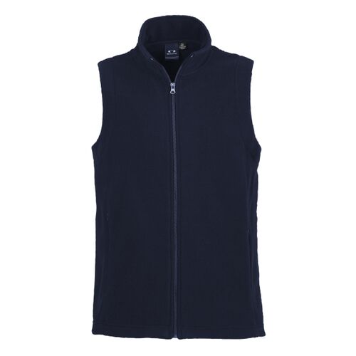 Biz  Care Ladies Plain Micro Fleece Vest Thumbnail